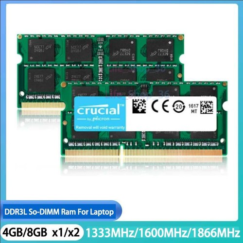 Crucial 4gb 8gb - 16gb, ddr3l