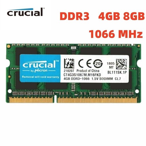 Crucial ddr3 4gb 8gb 1066 - crucial,