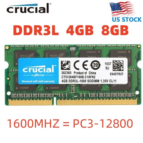 Crucial ddr3l 4gb 8gb 1600 - 4gb,