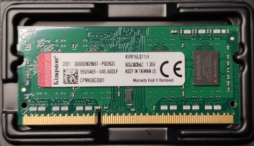 Kingston 4gb kvr16ls11 - +, +