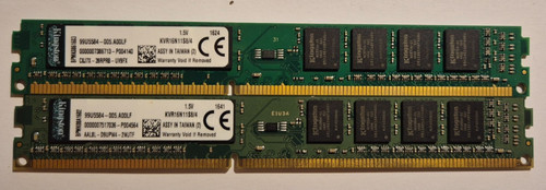 8gb kingston - 4gb),
