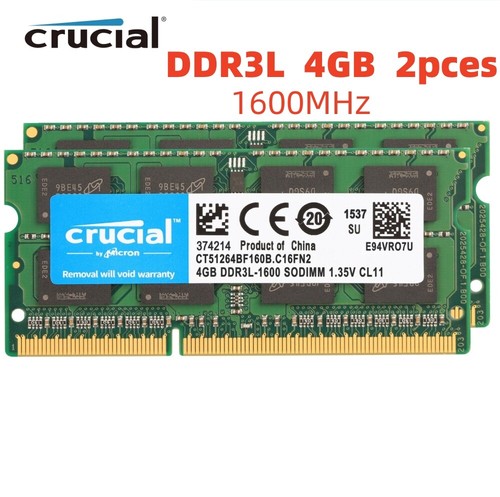 Crucial ddr3 1600 mhz 8gb - ddr3, 2x