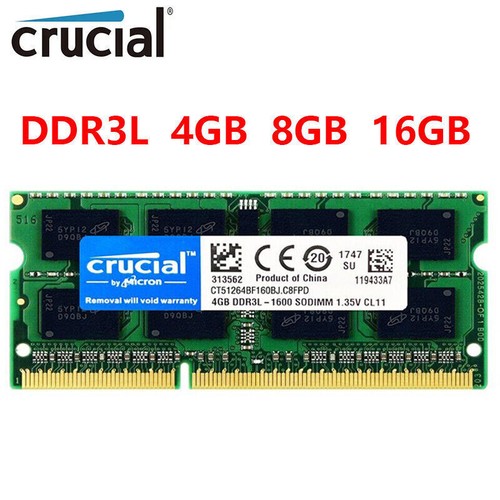 Crucial ddr3l 4gb 8gb 16gb - crucial,