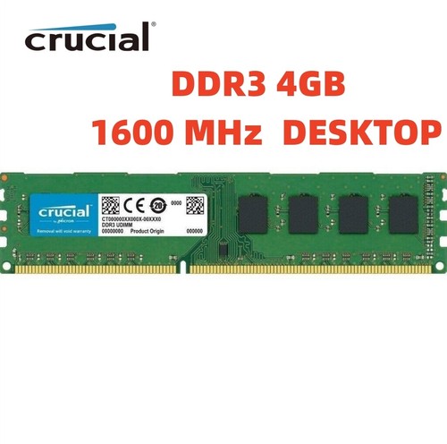 Crucial ddr3 4gb 1600 mhz - 4gb,