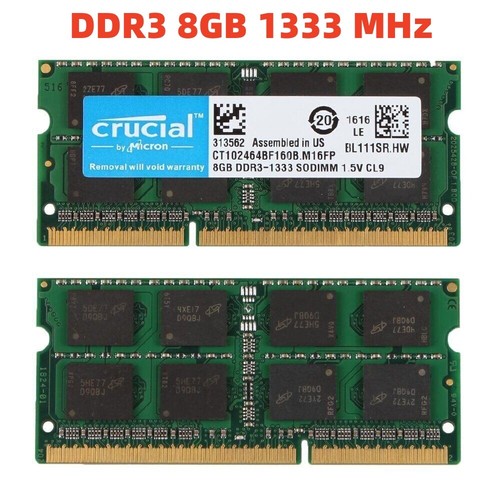 Crucial ddr3 4gb 8gb - 4gb, 1333