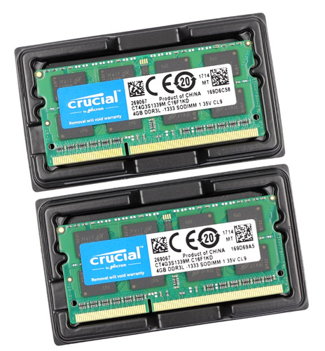 Crucial 1 35 ddr3l - 4, gb