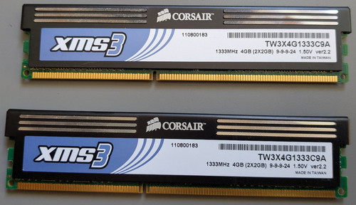 4gb corsair xms3 - corsair,