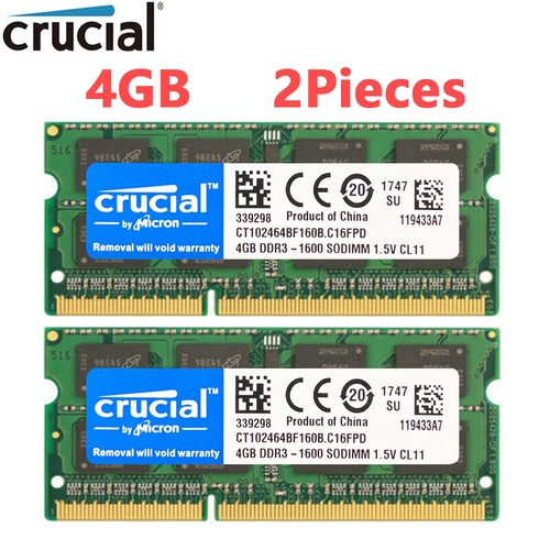 Crucial ddr3 8gb 4gb - ddr3, x