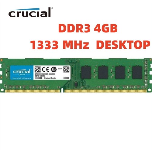 Crucial 4gb pc3 - crucial, desktop