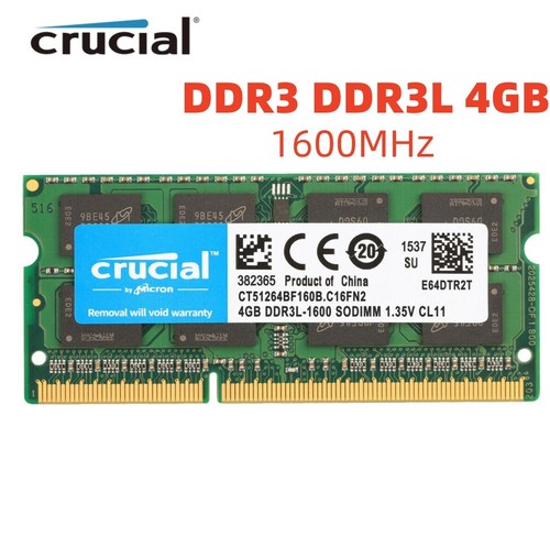 Crucial ddr3 1600 mhz 4gb - mhz,