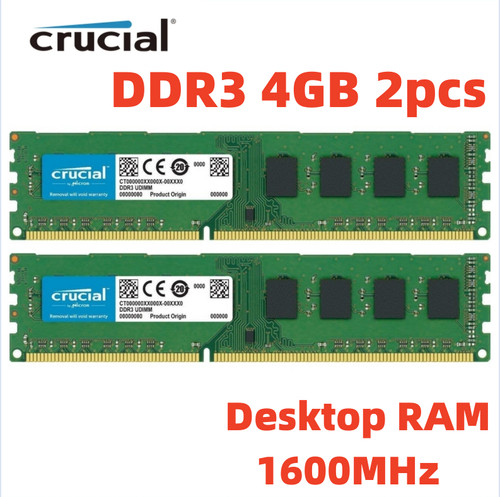 Crucial ddr3 8gb - crucial, 2x